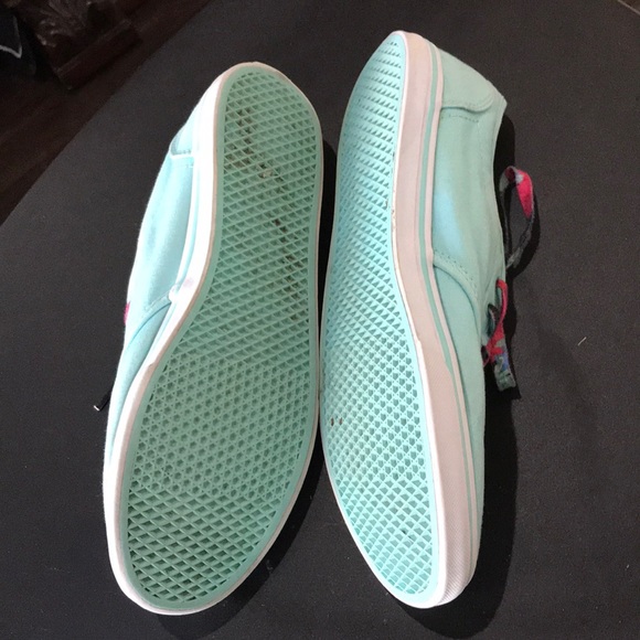 VANS: Women’s size 10 Aqua colored - Picture 2 of 3